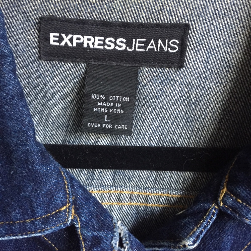 EXPRESS Classic Denim Jacket - Picture 3 of 5